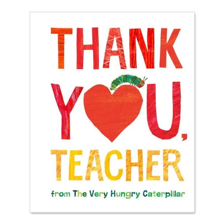 【洋書】サンキュー・ティーチャー [エリック・カール] Thank You, Teacher from The Very Hungry Caterpillar [Eric Carle] はらぺこあおむし 絵本