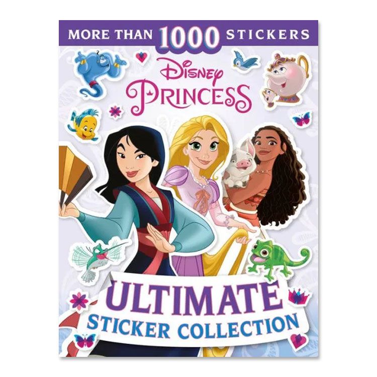 【洋書】ディズニープリンセス アルティメットステッカーコレクション Disney Princess Ultimate Sticker Collection シール モアナ ラプンツェル ムーラン