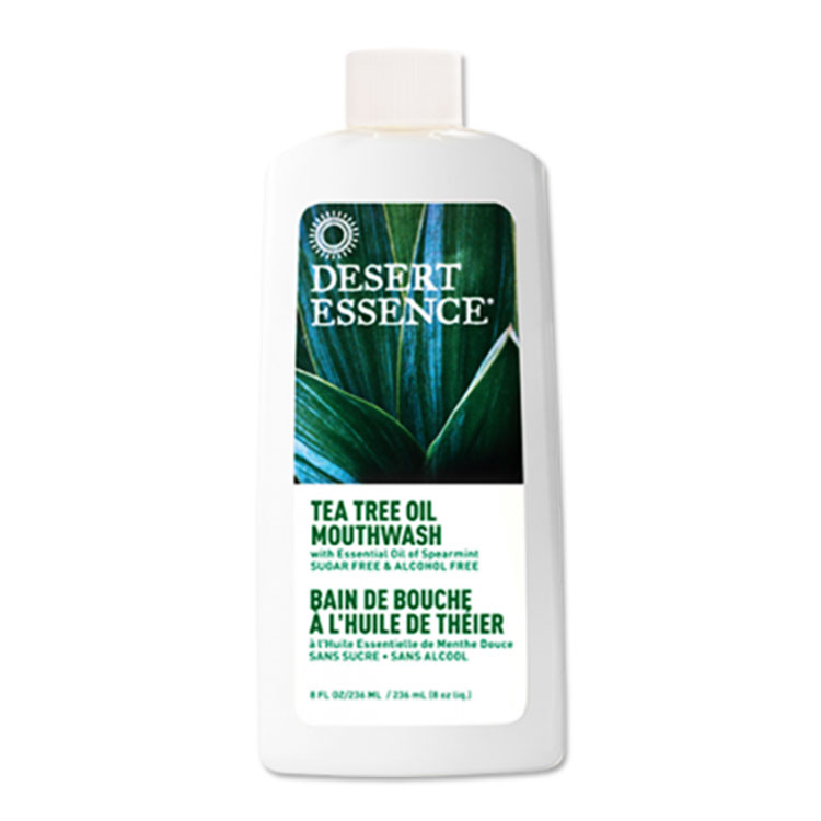 デザートエッセンス ティーツリーオイル マウスウォッシュナチュラル リフレッシング アルコールフリー 480ml Desert Essenceマウスウォッシュ/辛くない/刺激少なめ/口の健康