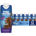 【全品対象・常時2個300円・3個800円・4個1000円OFFクーポン】ピュア プロテイン30g チョコレート 約311g ボトル 12 パック Pure P...
