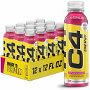 【最大1000円OFFクーポン】セルコア C4 エナジー 無炭酸 ゼロシュガー エナジードリンク プレワークアウトドリンク スイカ味 355ml (12 個パック) RTD: Cellucor C4 On The Go: Watermelon (12) 【お取り寄せ商品】【合わせて買いたい】