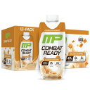 マッスルファーム コンバット プロテインドリンク ソルテッドキャラメル味 レディトゥドリンク 500ml 12本入り RTD: Musclepharm Comb...