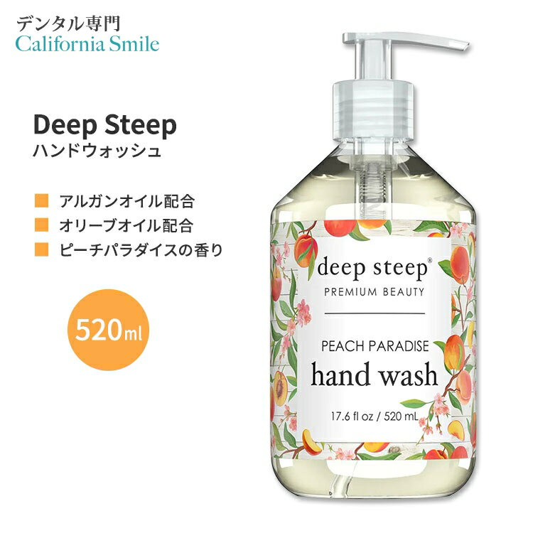 fB[vXeB[v nhEHbV s[`p_CX 520ml (17.6floz) Deep Steep Hand Wash - Peach Paradise nh\[v I[uIC AKIC AGx