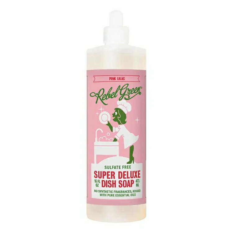 レベルグリーン ピンクライラック デラックス 食器用洗剤 473mL Rebel Green Pink Lilac Deluxe Dish S..