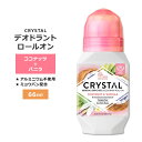 クリスタル ミネラル デオドラント ロールオン ココナッツ&バニラ 66ml (2.25floz) CRYSTAL Mineral Deodorant Roll-On Coconut & Vanilla パーソナルケア アルミニウムフリー