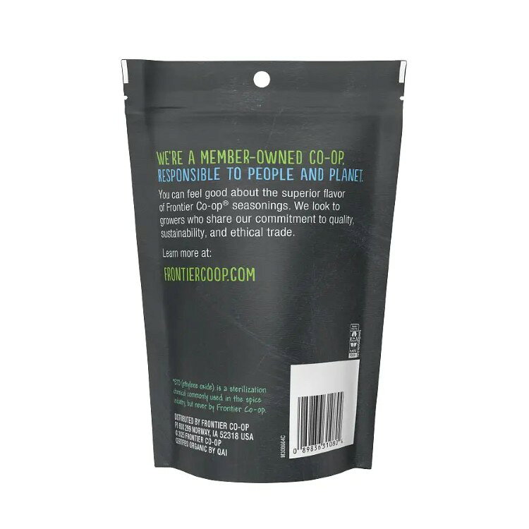 カリフォルニアスマイルのフロンティアコープ ブラックペッパー 中挽き オーガニック 188g Frontier Co-op Black Pepper, Medium Grind, Organic 6.63 oz. 【お取り寄せ商品】｜アングル2