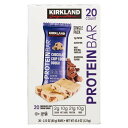 【アメリカコストコ品】カークランド シグネチャー プロテインバー チョコレートチップ クッキー生地 2.12 オンス 20 個入り Kirkland Signa...