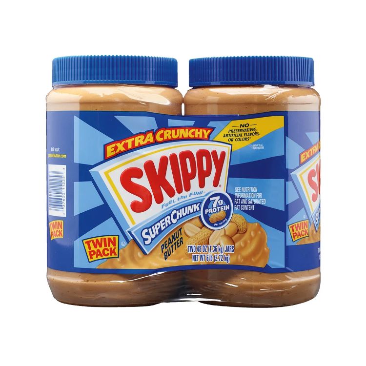 【アメリカコストコ品】スキッピー ピーナッツバター スーパーチャンク 48 オンス 2 個入り Skippy Peanut Butter, Super Chunk, 48 oz, 2-count【お取り寄せ商品】【合わせて買いたい】