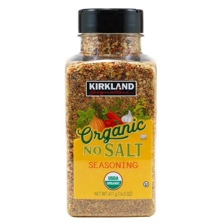 【アメリカコストコ品】カークランドシグネチャーオーガニック無塩調味料、14.5オンス Kirkland Signature Organic No-Salt Seasoning, 14.5 oz【お取り寄せ商品】【合わせて買いたい】