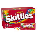 【アメリカコストコ品】スキットルズ オリジナル チューイーキャンディ フルサイズ 2.17 オンス 36 個入り Skittles Original Chewy...