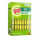 【全品対象・常時2個300円・3個800円・4個1000円OFFクーポン】【アメリカコストコ品】スコッチブライト ヘビーデューティースポンジ 24個入り Sco...