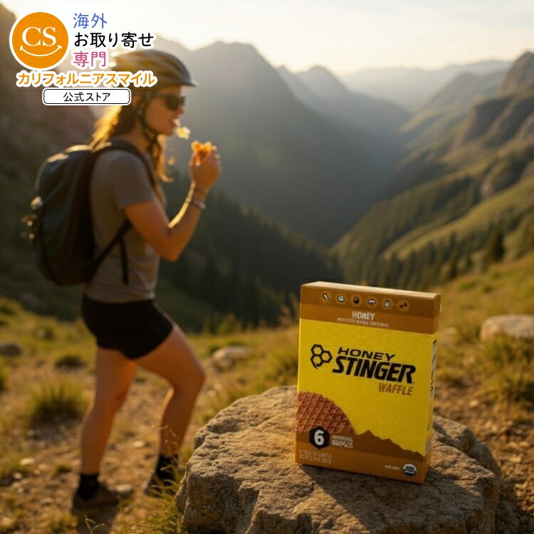 [4個セット]ハニー スティンガー エナジー ワッフル ハニーHoney Stinger Waffle Honey 6Pc 6.36OZ 【..