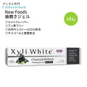 【ジェル状歯磨き粉】ナウフーズ キシリホワイト 歯磨きジェル チャコールリフレッシュ ミントフレーバー 181g (6.4 oz) Now Foods XyliWhite Toothpaste Gel Charcoal Refresh Mint Flavor ホワイトニング SLSフリー