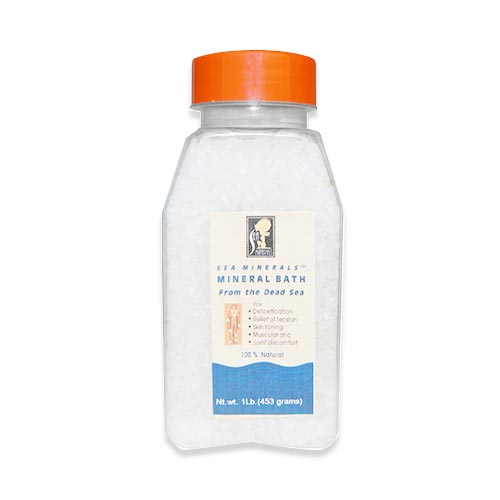 SEA MINERALS 死海のミネラルバスソルト 453g (1lb) シーミネラルズ SEA MINERALS Mineral Bath from the dead sea 1lb 453g【お取り寄せ商品】【合わせて買いたい】