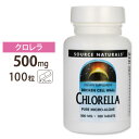 ソースナチュラルズ クロレラ 500mg 100粒 Source Naturals Broken Cell Wall Chlorella 500mg 100Tabs サプリ グリーンフード クロレラ【お取り寄せ商品】【合わせて買いたい】