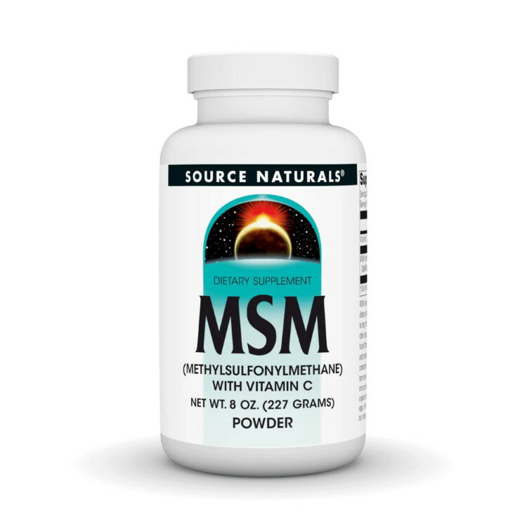 ソースナチュラルズ MSM＋ビタミンC パウダー 227g Source Naturals MSM with Vitamin C 8 oz. Powder 【お取り寄せ商品】【合わせて買いたい】