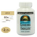 ソースナチュラルズ ガラナ エナジャイザー 900mg 60粒 Source Naturals Gurarana Extract 900mg 60Tablets【お取り寄せ商品】【合わせて買いたい】