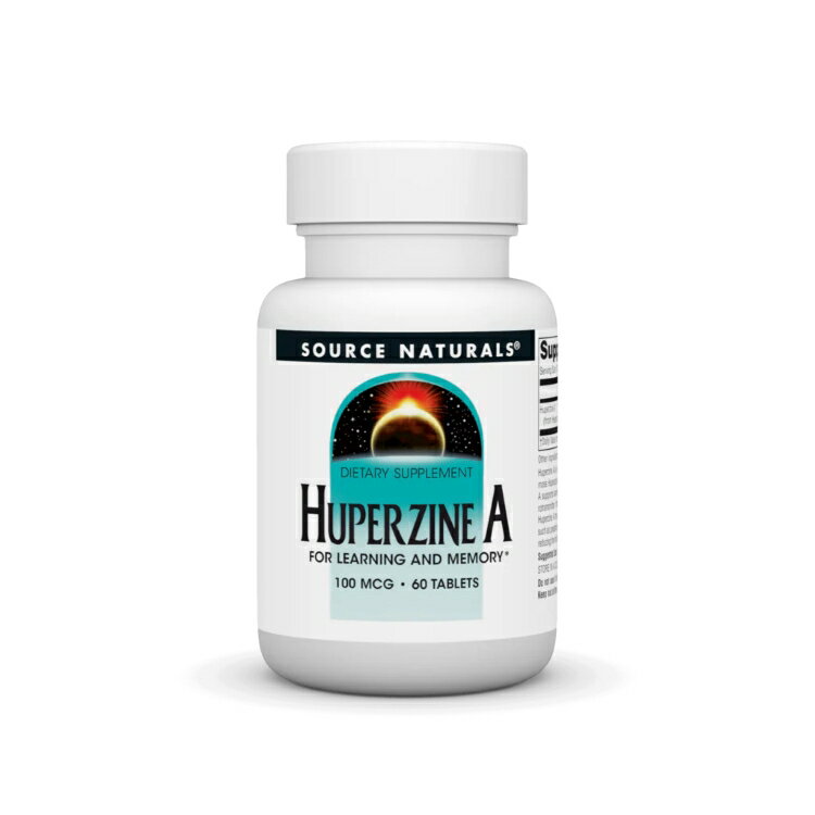 ソースナチュラルズ フペルジンA 100mcg 60粒 Source Naturals Huperzine A 100 mcg 60 Tablet 【お取り寄せ商品】【合わせて買いたい】