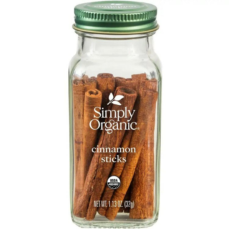 シンプリーオーガニック シナモンスティック 32g Simply Organic Cinnamon Sticks 1.13 oz. 【お取り寄..