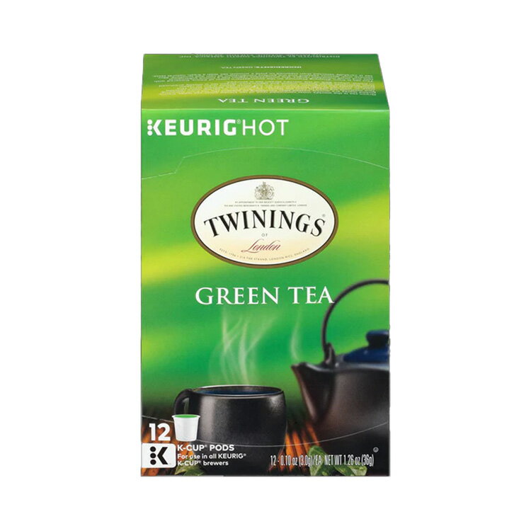 【ホッと一息タイムに】キューリグ Kカップ トワイニング グリーンティー 緑茶 12個入り 36g (1.26oz) TWININGS Green Tea Keurig K-cup 便利 リラックスタイム 3