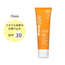 VN TXN[ SPF30 Ă~߃N[ AG & eB[[uX  89ml (3floz) Think Sunscreen Aloe & Tea Leaves i` r[` o