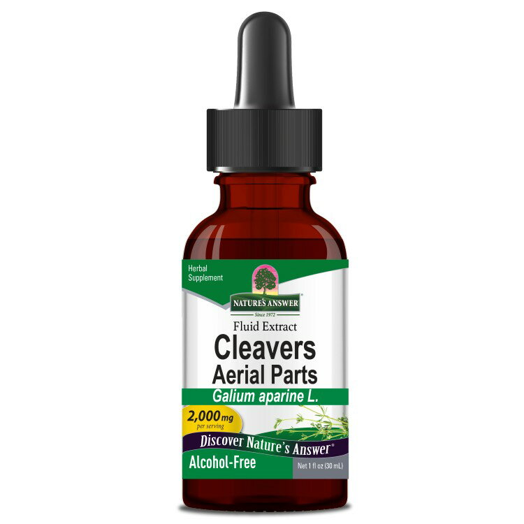 ネイチャーズアンサー クリーバーズ アルコールフリー 28g NATURE'S ANSWER Cleavers Alcohol Free 1 OUNCE 【お取り寄せ商品】