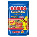 【全品対象・常時2個300円・3個800円・4個1000円OFFクーポン】【アメリカウォルマート品】ハリボー フェイバリットミックス 100個入りグミキャンディ...
