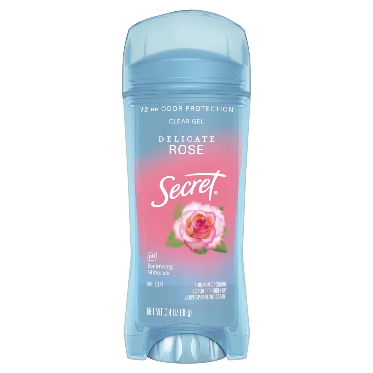 【アメリカウォルマート品】シークレット クリアジェル デオドラント 女性用 ローズの香り 約96g Secret Clear Gel Antiperspirant and Deodorant for Women Rose Scent 3.4 oz 【お取り寄せ商品】【合わせて買いたい】