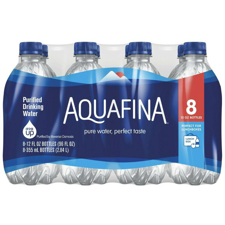 ڥꥫޡʡۥե   354ml ץ饹åܥȥ8ܥѥå Aquafina Purified Dri...