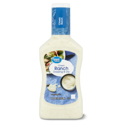 【アメリカウォルマートPB】グレートバリュー クラシックランチサラダドレッシング&ディップ 473ml Great Value Classic Ranch Salad Dressing & Dip, 16 fl oz 【お取り寄せ商品】【合わせて買いたい】 【アメリカウォルマートPB】グレートバリュー クラシックランチサラダドレッシング&ディップ 473ml Great Value Classic Ranch Salad Dressing & Dip, 16 fl oz 【お取り寄せ商品】【合わせて買いたい】