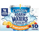 【アメリカウォルマート品】カプリサン ロアリンウォーターズ トロピカルタイド フレーバー 10個入り 約177ml パウチ Capri Sun Roarin' Waters Tropical Tide Flavored Pouches, 10 Ct Box, 6 fl oz Pouches 【お取り寄せ商品】【合わせて買いたい】