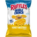 【アメリカウォルマート品】ラッフルズ ダブルクランチ ハニーマスタード風味 ポテトチップス 205.5g Ruffles Double Crunch, Honey Mustard Flavored Potato Chips, 7.25 oz Bag 【お取り寄せ商品】【合わせて買いたい】(4)