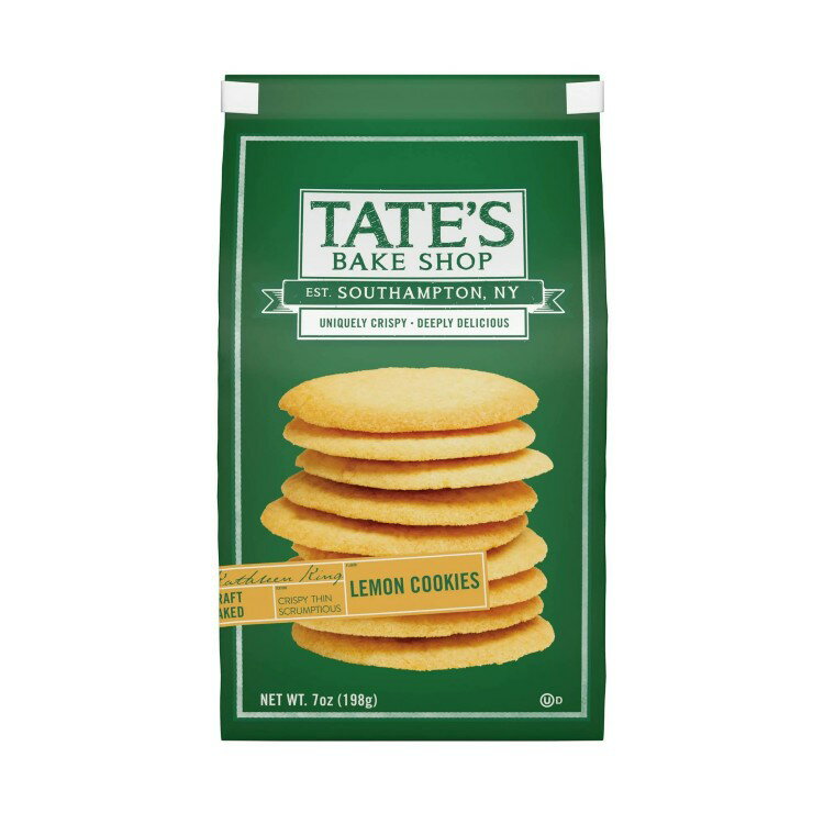 【アメリカウォルマート品】テイツ ベイクショップ レモンクッキー 198g Tate's Bake Shop Lemon Cooki..