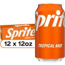 【アメリカウォルマート品】スプライト トロピカルミックス 355ml 12本 Sprite Tropical Mix Fridge Pack Cans, 12 fl oz, 12 Pack 【お取り寄せ商品】【合わせて買いたい】
