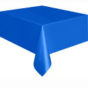 【アメリカウォルマート品】長方形 1.37m x 2.74m エレクトリックブルー プラスチックテーブルカバー Way To Celebrate製 Rectangular 1.37m x 2.74m Electric Blue Plastic Table Cover, by Way To Celebrate 【お取り寄せ商品】【合わせて買いたい】