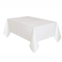 【アメリカウォルマート品】長方形 1.37m x 2.74m ホワイト プラスチックテーブルカバー Way To Celebrate製 Rectangular 1.37m x 2.74m White Plastic Table Cover, by Way To Celebrate 【お取り寄せ商品】【合わせて買いたい】
