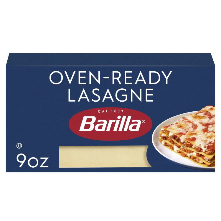 【アメリカウォルマート品】バリラ クラシック コーシャ認証 オーブン調理済み ラザニアパスタ 約255g Barilla Classic Kosher Certified, Oven-Ready Lasagne Pasta, 9 oz 【お取り寄せ商品】【合わせて買いたい】