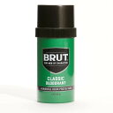 【アメリカウォルマート品】ブラット クラシック ラウンドスティック デオドラント メンズ 約76g 男性用 Brut Classic Round Stick Deodorant for Men, Powerful Odor Protection, 2.7 oz 【お取り寄せ商品】