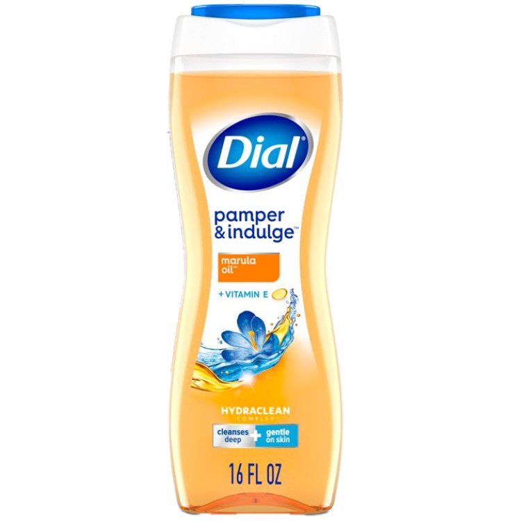 【アメリカウォルマート品】ダイアル パンパー＆インダルジ ボディウォッシュ、マルラオイル 454ml Dia..