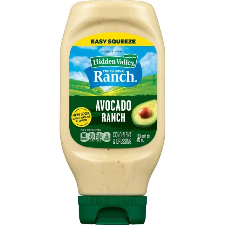 【アメリカウォルマート品】ヒドゥンバレー アボカドランチ トッピング＆ドレッシング 473ml Hidden Va..