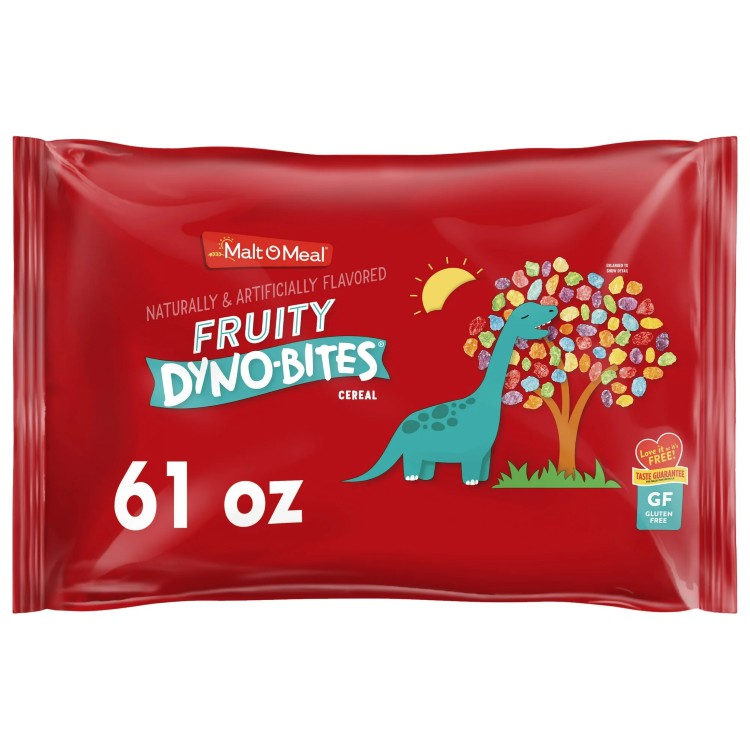 【アメリカウォルマート品】モルト オー ミール フルーティー ダイノ バイツ シリアル 1.73kg Malt-O-M..
