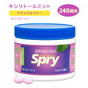 y{AJ̌oPÂ߂̃KzLVA XvC LVg[^ubg x[ 240(144g) XLEAR Spry Natural 100% Xylitol Mints Berry LVg[@x[uXg