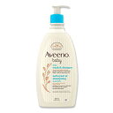 アビーノ ベビー ウォッシュ&シャンプー 532ml (18fl oz) Aveeno Baby Daily Moisture Gentle Body Wash & Shampoo with Oat Extract ボディソープ シャンプー うるおい 敏感肌【お取り寄せ商品】【合わせて買いたい】