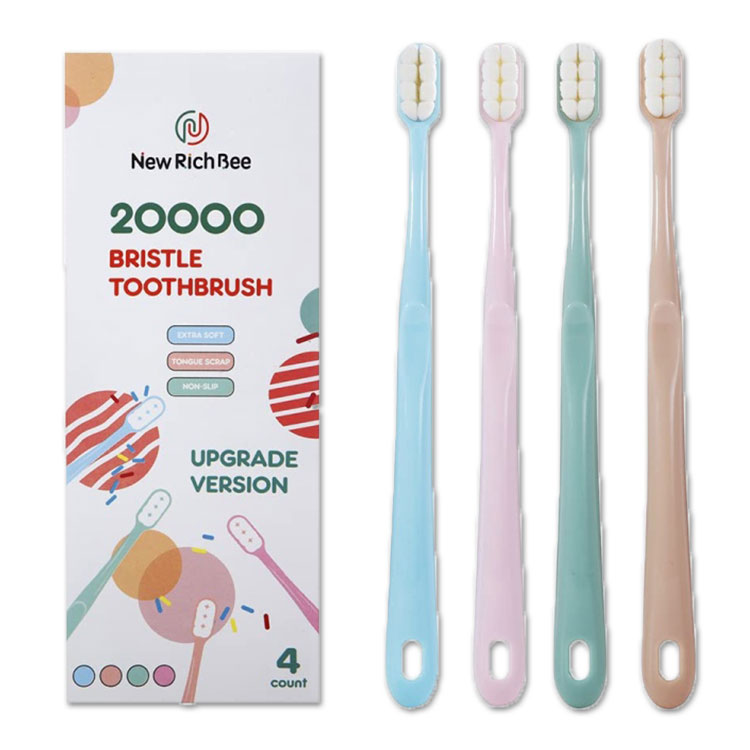 y炩ߎuVzj[b`r[ GNXg\tg@uV lp 20,000{̖ 4{ newrichbee Micro Nano Extra Soft Toothbrush