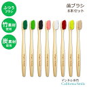 【バンブー歯ブラシ】バージンフォレスト バンブー 炭 歯ブラシ 大人用 エコ 8本セット Virgin Forest Bamboo Toothbrush Charcoal Tooth Brush