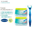 商品説明 ●特許取得済みのホルダー付きのフロスです！フロスが苦手、初めて使用する方におすすめ！ ●Y字型で持ち手が長い為、奥の歯間も楽々♪ ヘッド部分は使いやすい135度◎ ●耐久性があり、切れにくくほつれにくい◎安心して使用することができます！ ●ワックス付きなので、滑りが良く歯間に入りやすい♪ ●100個のリフィル付き！これ1本で3ヶ月以上使用可能！ ●歯ブラシだけだと歯間の汚れを完全に落とすことは難しい為、虫歯などのリスクが高まります。毎日のケアでフロスを使用し、予防効果を高めませんか？ Y字型のフロスはこちら ワックス付きのフロスはこちら その他のフロスはこちら 子供用フロスはこちら 歯間ブラシはこちら 歯ブラシはこちら 効率よく快適に磨ける電動歯ブラシはこちら 歯磨き粉はこちら 消費期限・使用期限の確認はこちら 内容量 / 形状 本体1本 ・リフィル100個 / 約13cm 使用方法 ステップ1：フロスヘッドの端をハンドルに挿入します。 ステップ2：人差し指を使って頭をハンドルに押し込みます。 メーカー T.Smile (ティースマイル) ・メーカーによりデザイン、成分内容等に変更がある場合がございます。 ・製品ご購入前、ご使用前に必ずこちらの注意事項をご確認ください。 T.Smile Evolutionary Clean Dental Flossers, Kit of Handles Plus Refillable Heads 区分: 日用品・雑貨 広告文責: &#x3231; REAL MADE 050-3138-5220 配送元: CMG Premium Foods, Inc. 人気 にんき おすすめ お勧め オススメ 海外 大人用 おとなよう 家庭用 家庭 かていよう 磨く 海外 かいがい デイリー 隅々 ぶらし 美容 健康 おーらるけあ 男性 だんせい 女性 じょせい レディース れでぃーす めんず メンズ すていん 着色 タバコ 隙間 間 口腔ケア ケア用品 仕上げ磨き 仕上げ フロス 歯間 補助 補助ブラシ いと コンタクト がむ ホルダー Y字フロス Y字ほるだー わいじ ほるだー 交換式 替え こうかん 取り替え リフィル 無香料