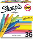 【全品対象・常時2個300円・3個800円・4個1000円OFFクーポン】シャーピー ハイライター チズル 12色 計36本入り Sharpie Tank Hi...