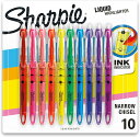 【全品対象・常時2個300円・3個800円・4個1000円OFFクーポン】シャーピー リキッドハイライター チズル 10色入り Sharpie Liquid H...
