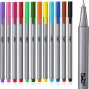【全品対象・常時2個300円・3個800円・4個1000円OFFクーポン】ミスターペン ファインライナーペン 0.4mm 12本入り Mr. Pen- Fine...