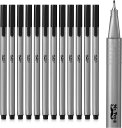【全品対象・常時2個300円・3個800円・4個1000円OFFクーポン】ミスターペン ファインライナーペン 黒 0.4mm 12本入り Mr. Pen- Bl...
